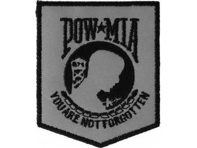 POW MIA Reflective Patch | US Military Veteran Patches
