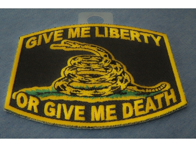 Give Me Liberty Or Give Me Death Patch | US Military Veteran Patches