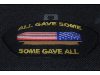All Gave Some Gave All Casket Cap Patch | US Military Veteran Patches