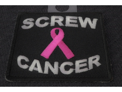 Screw Cancer Patch | Embroidered Patches
