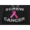 Screw Cancer Patch | Embroidered Patches Screw Cancer Patch diagonal view