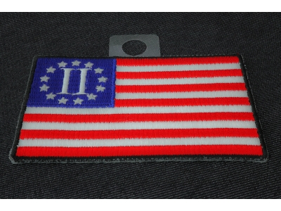 Second American Revolution Flag Patch | Embroidered Patches