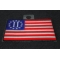 Second American Revolution Flag Patch | Embroidered Patches Second American Revolution Flag Patch diagonal view