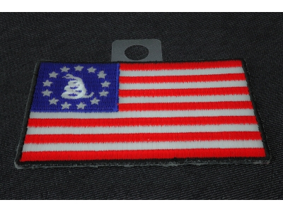 Gadsden American Flag Patch | Embroidered Patches
