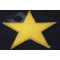 Gold Star Patch | Embroidered Patches Gold Star Patch diagonal view