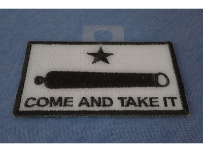 Come And Take It Cannon Star Patch