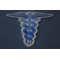 Medic Symbol Patch Blue Medic Symbol Iron on Patch Blue diagonal view