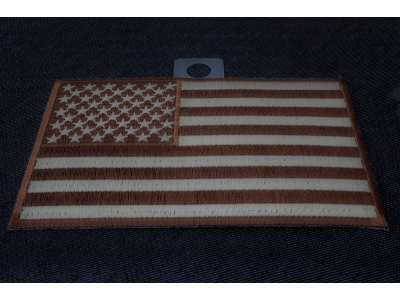 Brown Subdued American Flag Patch