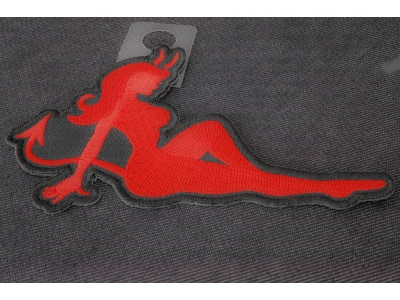Red Devil Girl Patch
