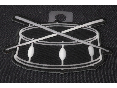 Drum and Sticks Music Band Patch