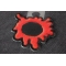 Bullet Hole Patch Blood Red diagonal view