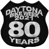 Daytona Bike Week 2021 Patch 80 Years