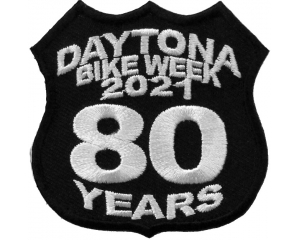 Daytona Bike Week 2021 Patch 80 Years