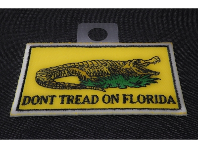 Don't tread on Florida Small Gadsden Flag Patch