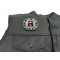1st Army Division Patch First In Deed  shown on leather vest