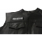 4 Wheels Move The Body 2 Wheels Move The Soul Patch, Biker Saying Patches shown on leather vest