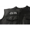 shown on leather vest