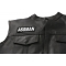 Assman Patch, Funny Patches for Adults shown on leather vest