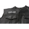 Biker Lives Matter Patch, Biker Saying Patches shown on leather vest
