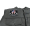 Blessed Are The Veterans American Flag Spartan Patch Blessed are The Veterans American Flag Spartan Patch - 3.5x3.75 inch. Embroidered Iron on Patch shown on leather vest