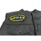 Cap Defenders Of Our Freedom I Stand Beside Them Patch | US Military Veteran Patches  shown on leather vest
