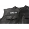 Come On Patch - Iron on Patch - 4x1.5 inch shown on leather vest