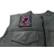 Confederate Pow Mia Patch | US Military Veteran Patches  shown on leather vest