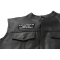 Do Not Interrupt Me When I Am Talking To Myself Patch, Funny Saying Patches shown on leather vest