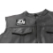 FDNY MIA Never Forgotten Patch | Embroidered Patches  shown on leather vest