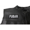 FUBAR Patch Fucked Up Beyond All Repair FUBAR Patch Patch, Military Saying Patches shown on leather vest