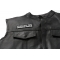 shown on leather vest