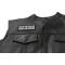Fuck The Police Except You Officer Patch, Funny Patches for Adults shown on leather vest