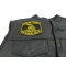 Give Me Liberty or Give Me Death Patch - 3.5x3.25 inch. Embroidered Iron on Patch shown on leather vest