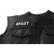 Hashtag Fast Patch - Iron on Patch - 4x1.5 inch shown on leather vest