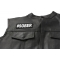  shown on leather vest