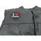 I Love My Soldier Patch | US Military Veteran Patches I Love My Soldier Patch - 2.75x2.25 inch. Embroidered Iron on Patch shown on leather vest