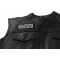 shown on leather vest