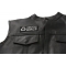  shown on leather vest