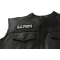 If It Works Don't Fix It Patch, Biker Sayings shown on leather vest