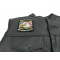 In Memory Of Our Fallen Military Brothers And Sisters Patch | Embroidered Patches In Memory Of Our Fallen Military Brothers and Sisters Patch - 3.2x3.5 inch. Embroidered Iron on Patch shown on leather vest