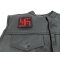  shown on leather vest