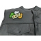 Irish Shamrock Patch | Embroidered Patches Irish Patch, Iron on Patches shown on leather vest