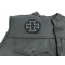  shown on leather vest