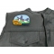  shown on leather vest