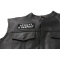 Loyalty and Respect Patch, Biker Sayings shown on leather vest