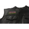 Made In USA With Irish Parts Patch - 4x1.5 inch shown on leather vest