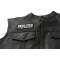 Medicated It's For Your Safety Patch, Military Saying Patches shown on leather vest