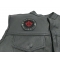 My Idea Of Help From Above Sniper On Roof Patch | US Military Veteran Patches My Idea Of Help From Above Sniper On Roof Patch - 3x3 inch. Embroidered Iron on Patch shown on leather vest