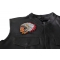 Native American Indian Head Dress Patch Native American Indian Head Dress Patch - 4x3.7 inch. Embroidered Iron on Patch shown on leather vest