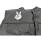  shown on leather vest